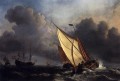 嵐のターナーに入るオランダの漁船
